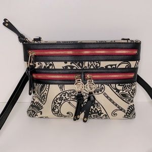 Spartina 449 Paisley Crossbody Satchel Purse